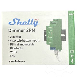 Shelly Relais Pro Dimmer 2PM" LED/Gl&uuml;hbirne WLAN LAN BT