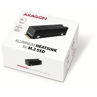 AXAGON CLR-M2XT M.2 SSD Passivk&uuml;hler, Aluminium - 2280