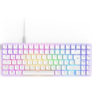 NZXT Function 2 MiniTKL USB Deutsch wei&szlig; (kabelgebunden)