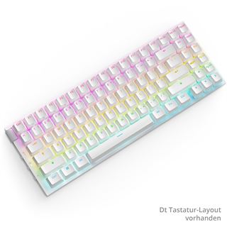 NZXT Function 2 MiniTKL USB Deutsch wei&szlig; (kabelgebunden)