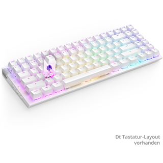 NZXT Function 2 MiniTKL USB Deutsch wei&szlig; (kabelgebunden)