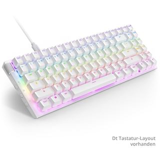 NZXT Function 2 MiniTKL USB Deutsch wei&szlig; (kabelgebunden)