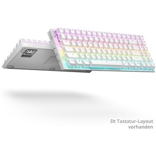 NZXT Function 2 MiniTKL USB Deutsch wei&szlig; (kabelgebunden)