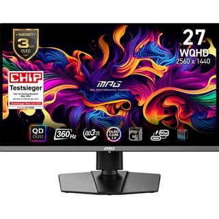 26,5" (67,31cm) MSI MPG 271QRXDE QD-OLED schwarz 2560x1440