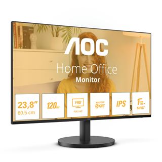 23,8" (60,47cm) AOC 24B3HA2 schwarz 1920x1080 1xHDMI 1.4 / 1xVGA