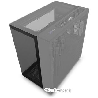 NZXT H9 Series Ersatzteil Panel vorne Schwarz Bulk