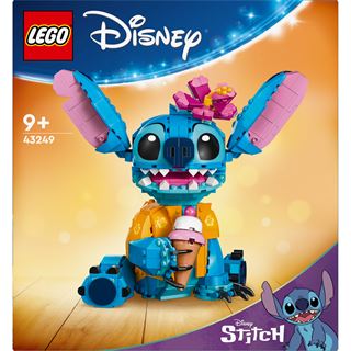 LEGO Disney 43249 Stitch, Spielset für Kinder, Figur mit