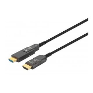 20.00m Manhattan HDMI LWL Stecker-Stecker/MicroHDMI St 4K@60Hz