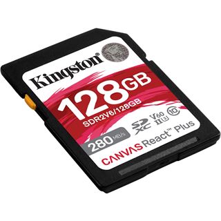 128GB Kingston Canvas React Plus for Full HD/4K