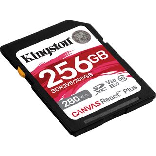 256GB Kingston Canvas React Plus for Full HD/4K