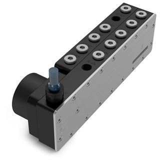 EK Water Blocks EK-Pro Pump Reservoir Manifold X6 D5 - Acetal