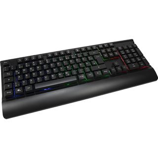 Inter-Tech KC 3000 Deutsch USB schwarz
