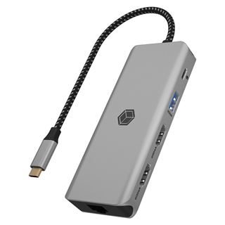 ICY BOX IB-DK4012-CPD 9-in-1 mobile DockingStation USB PD 3.0 Type-C