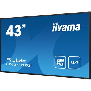 42.5" (107,95cm) iiyama ProLite LE4341S-B2 schwarz 1920x1080
