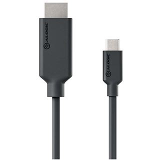 2.00m Alogic USB C Adapterkabel Typ C -HDMI M/M 4k 60 Hz sw