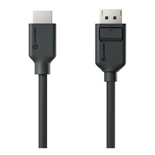 1.00m Alogic DisplayPort Kabel DPort -> HDMI M/M schwarz