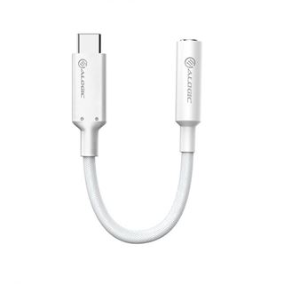 0.10m Alogic USB Adapter USB-C -> 3,5mm Audio weiß