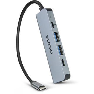 Dicota USB-C 5-in-1 Video Hub 4K PD 100W silver