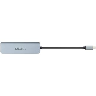 Dicota USB-C 5-in-1 Video Hub 4K PD 100W silver