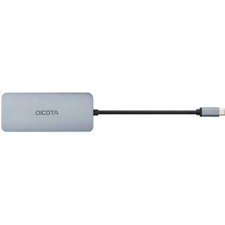 Dicota USB-C 8-in-1 Multi Hub 4K PD 100W silver