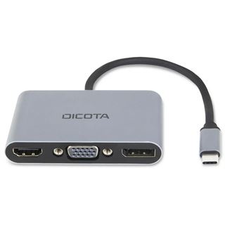 Dicota USB-C Portable 5-in1 Docking Station 4K HDMI/DP PD