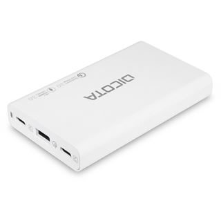 Dicota 3-Port Laptop Ladegerät Universal (65W) weiß