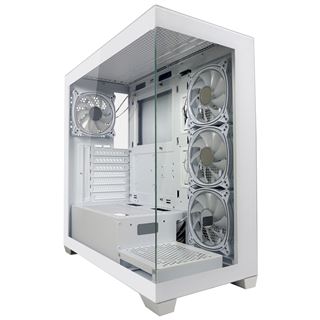 LC-Power 715W Seamless_Pale_X Midi Tower ohne Netzteil weiss