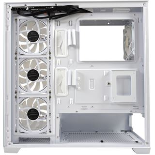 LC-Power 715W Seamless_Pale_X Midi Tower ohne Netzteil weiss