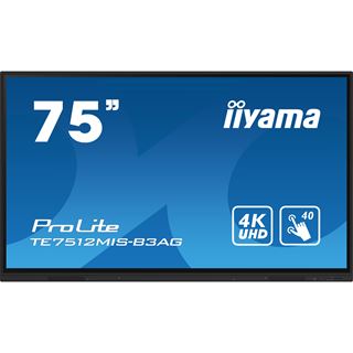 75" (190,50cm) iiyama ProLite TE7512MIS-B3AG schwarz 3840x2160