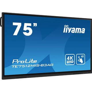 75" (190,50cm) iiyama ProLite TE7512MIS-B3AG schwarz 3840x2160