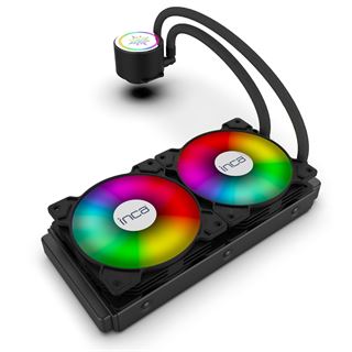 INCA ISS-02XN CPU LIQUID K&uuml;hler 2 x 120 mm PWM-L&uuml;fter