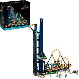 LEGO Icons 10303 Looping-Achterbahn Modell-Bausatz-Set f&uuml;r