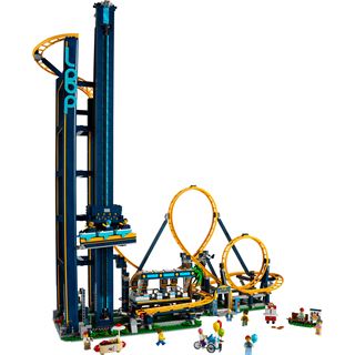 LEGO Icons 10303 Looping-Achterbahn Modell-Bausatz-Set f&uuml;r