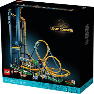 LEGO Icons 10303 Looping-Achterbahn Modell-Bausatz-Set f&uuml;r