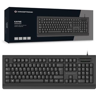 Conceptronic KAYNE01ES USB Spanisch schwarz (kabelgebunden)