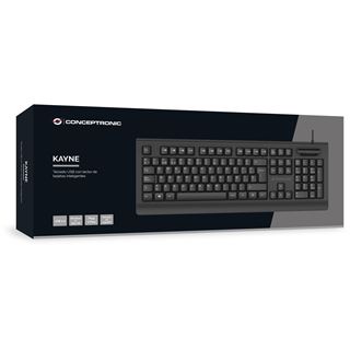 Conceptronic KAYNE01ES USB Spanisch schwarz (kabelgebunden)