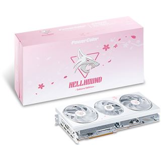 16GB PowerColor Radeon RX 7800 XT Hellhound Sakura Limited Edition
