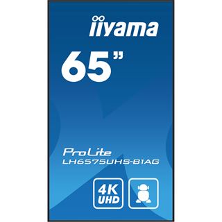 64,5" (163,90cm) iiyama ProLite LH6575UHS-B1AG schwarz 3840x2160