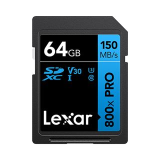 64GB Lexar SDXC 800x Pro 150MB/s C10 V10 U1