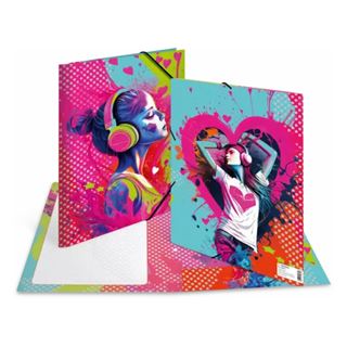 HERMA Sammelmappen A4 Karton Music Girl