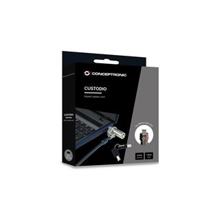 Conceptronic NBT Notebook Schlüsselschloss Nano 1.8m sw