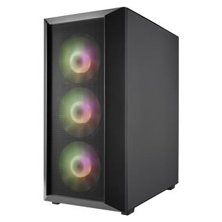 FSP Midi CMT218 ATX/M-ATX/M-ITX/ARGB o.N. Black retail