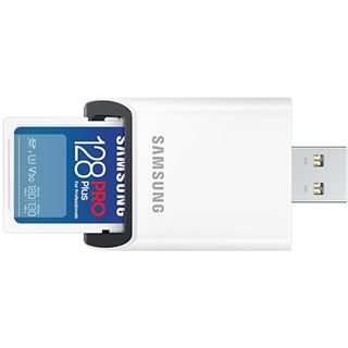 128GB Samsung SD PRO Plus 2023 inkl. USB Kartenleser SD-Speicherkarte