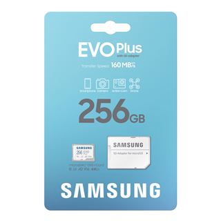 256GB Samsung EVO PLUS microSD 2024 inkl. SD Adapter Speicherkarte