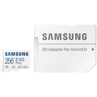 256GB Samsung EVO PLUS microSD 2024 inkl. SD Adapter Speicherkarte