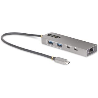 STARTECH 3-PORT USB-C HUB 2.5GBE PD 100W POWER DELIVERY PASSTHROUGH