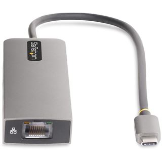 STARTECH 3-PORT USB-C HUB 2.5GBE PD 100W POWER DELIVERY PASSTHROUGH