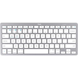 Trust Tastatur Bluetooth Deutsch weiß (kabellos)