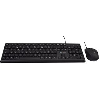 V7 USB PRO KEYBOARD MOUSE COMBO FR AZERTY FRENCH LASERED KEYCAP