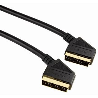 2.00m Hama SCART Anschlusskabel Scart Stecker auf Scart Stecker